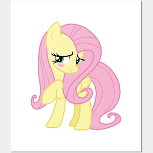 Blushing Fluttershy Posters and Art